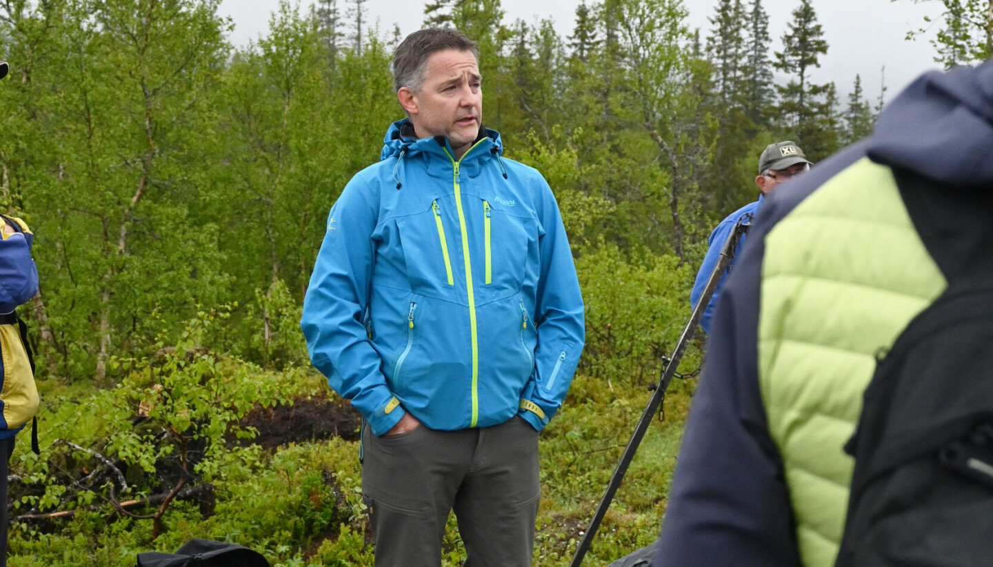 Ordføreren avbildet på en tidligere ordførertur.