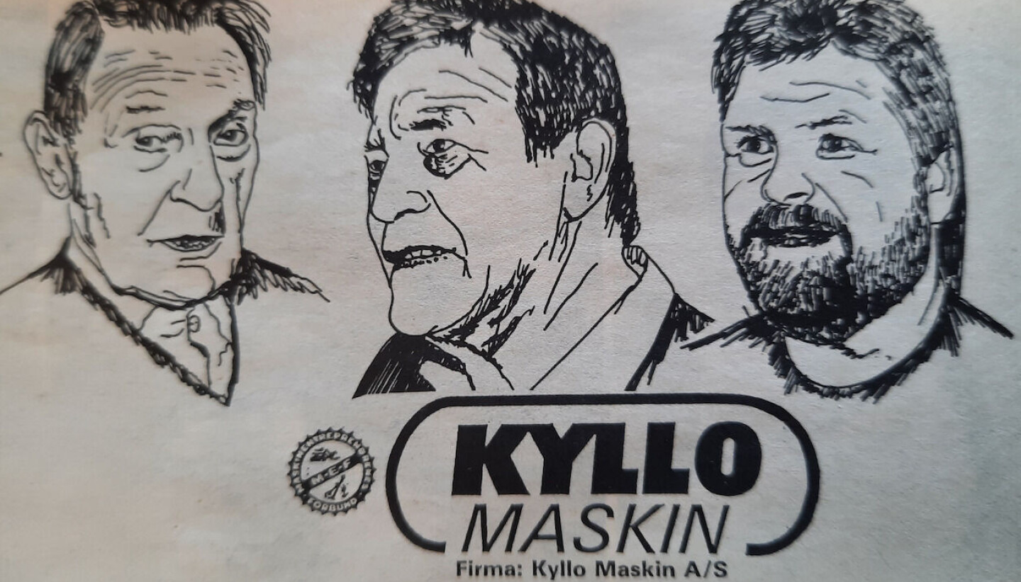 Arbeidskarene bak Kyllo Maskin. Foto: arkivfoto