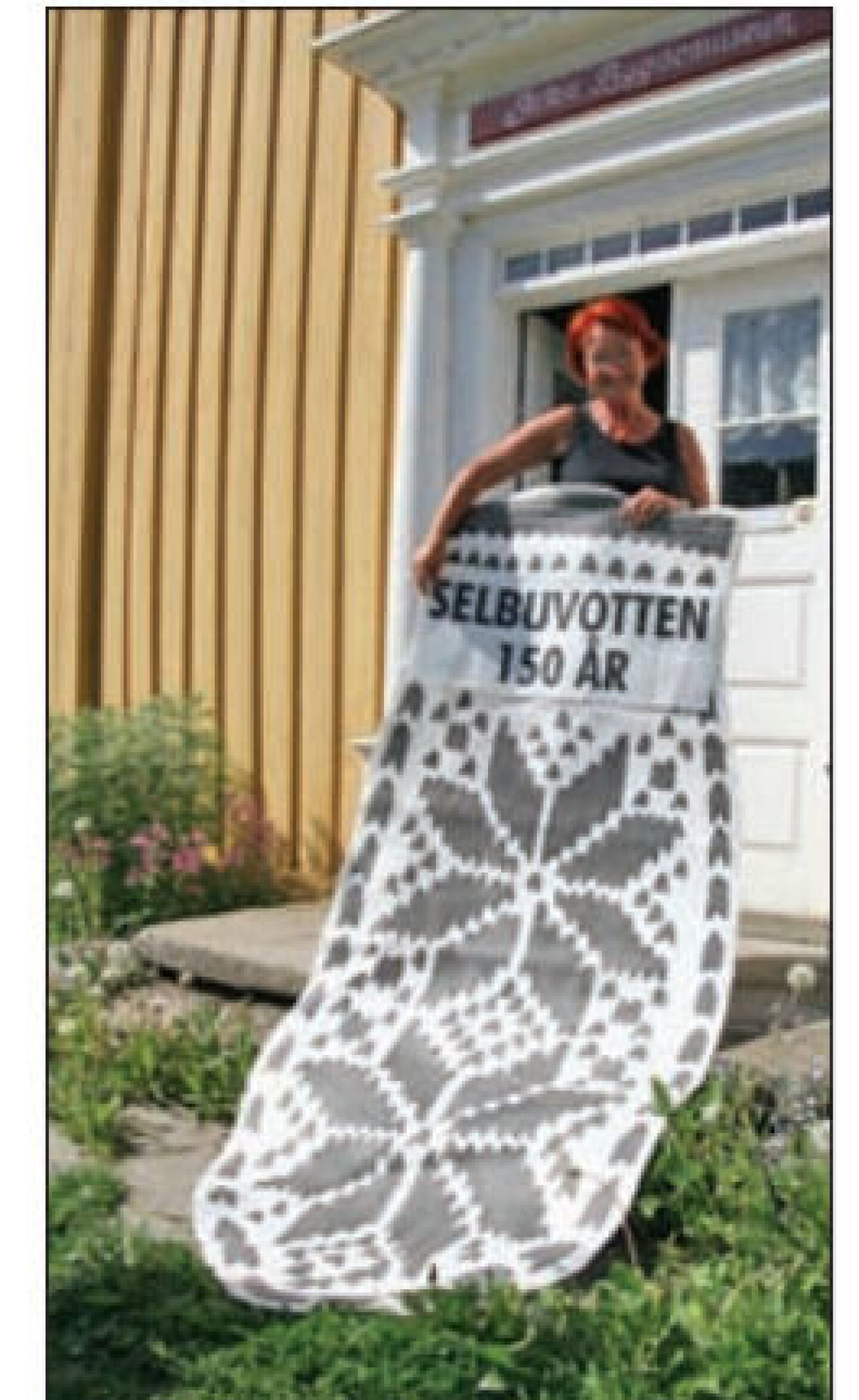 I FORBINDELSE MED 150-årsjubileet til Selbu-votten oppfordrer regionkonservator Birgitta Odén folk som bor langs RV 705 til å dekorere husene sine med Selbu-votter. Foto: arkiv